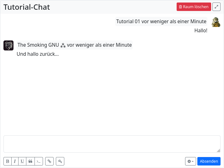 Chat Nutzer 1